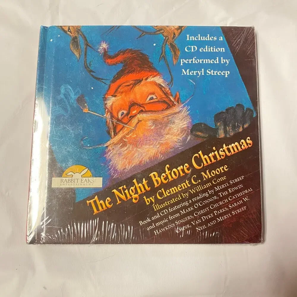 [NEW] The Night Before Christmas by Clement C. Moore (Hardcover, With Bonus CD)